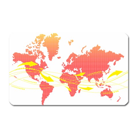 map2 Magnet (Rectangular) from ArtsNow.com Front