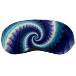 Purple & Aqua Spiral Fractal  Sleeping Mask