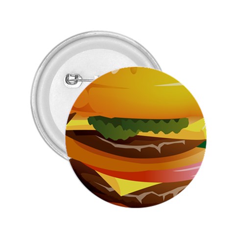 hug 2.25  Button from ArtsNow.com Front