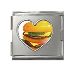 hug Mega Link Heart Italian Charm (18mm)