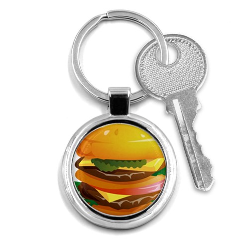 hug Key Chain (Round) from ArtsNow.com Front