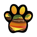 hug Magnet (Paw Print)