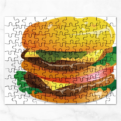 hug Jigsaw Puzzle (Rectangular) from ArtsNow.com Front