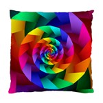 Psychedelic Rainbow Spiral Standard Cushion Case (One Side)