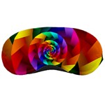 Psychedelic Rainbow Spiral Sleeping Mask