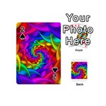 Psychedelic Rainbow Spiral Playing Cards 54 (Mini)