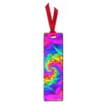 Psychedelic Rainbow Spiral Small Book Mark