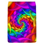 Psychedelic Rainbow Spiral Removable Flap Cover (L)