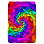 Psychedelic Rainbow Spiral Removable Flap Cover (S)