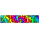 Psychedelic Rainbow Spiral Flano Scarf (Large)