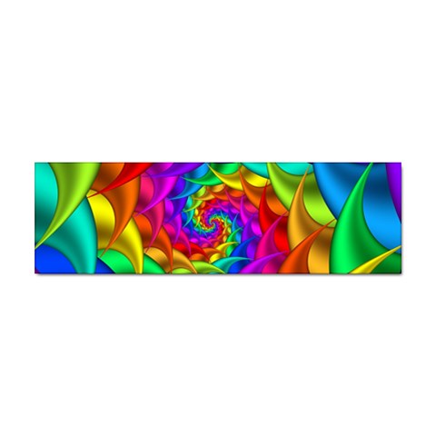 Psychedelic Rainbow Spiral Sticker Bumper (100 pack) from ArtsNow.com Front