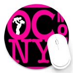 OCNYMOMS LOGO Round Mousepads