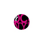 OCNYMOMS LOGO 1  Mini Buttons