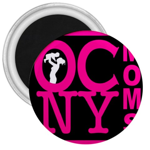 OCNYMOMS LOGO 3  Magnets from ArtsNow.com Front