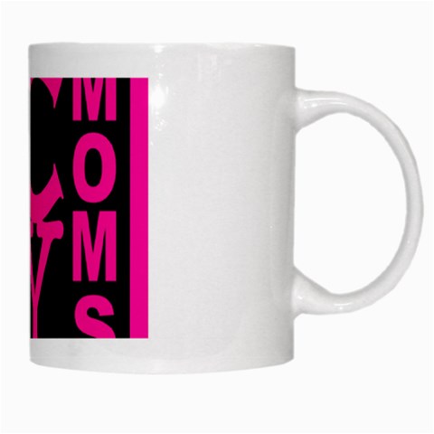 OCNYMOMS LOGO White Mugs from ArtsNow.com Right