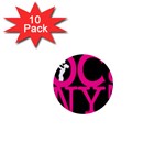 OCNYMOMS LOGO 1  Mini Buttons (10 pack) 