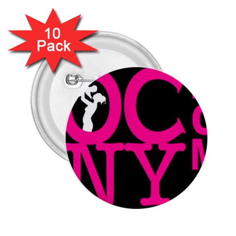 OCNYMOMS LOGO 2.25  Buttons (10 pack)  from ArtsNow.com Front