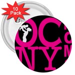 OCNYMOMS LOGO 3  Buttons (10 pack) 