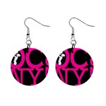 OCNYMOMS LOGO Mini Button Earrings