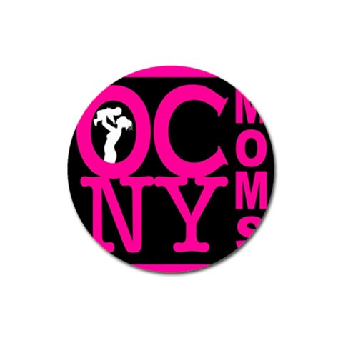 OCNYMOMS LOGO Magnet 3  (Round) from ArtsNow.com Front
