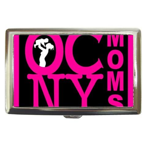 OCNYMOMS LOGO Cigarette Money Cases from ArtsNow.com Front