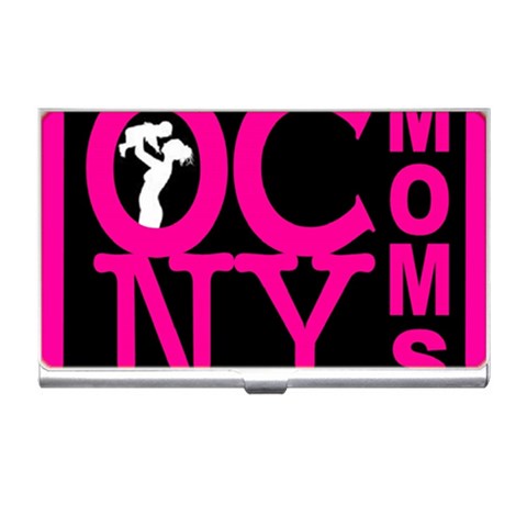 OCNYMOMS LOGO Business Card Holders from ArtsNow.com Front
