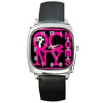 OCNYMOMS LOGO Square Metal Watches