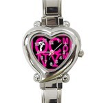 OCNYMOMS LOGO Heart Italian Charm Watch