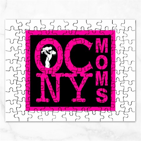 OCNYMOMS LOGO Rectangular Jigsaw Puzzl from ArtsNow.com Front