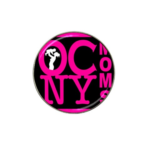OCNYMOMS LOGO Hat Clip Ball Marker (10 pack) from ArtsNow.com Front