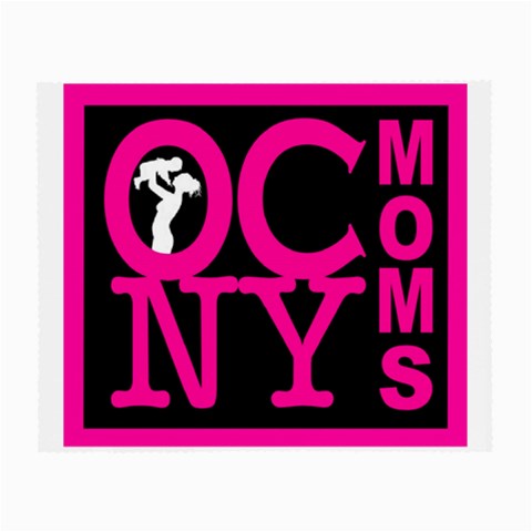 OCNYMOMS LOGO Small Glasses Cloth from ArtsNow.com Front