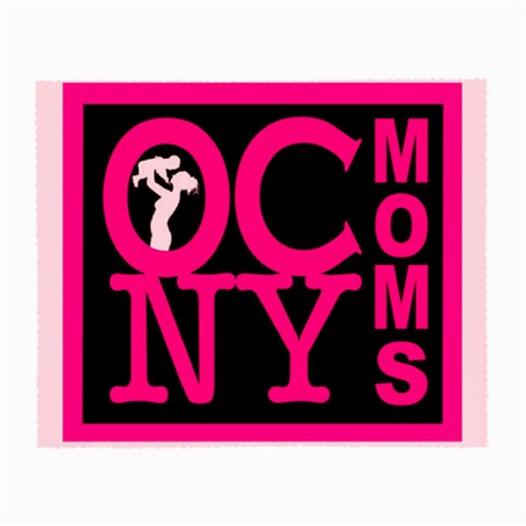 OCNYMOMS LOGO Small Glasses Cloth from ArtsNow.com Front