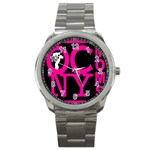 OCNYMOMS LOGO Sport Metal Watches