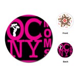 OCNYMOMS LOGO Playing Cards (Round) 