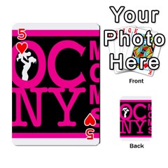 OCNYMOMS LOGO Playing Cards 54 Designs  from ArtsNow.com Front - Heart5