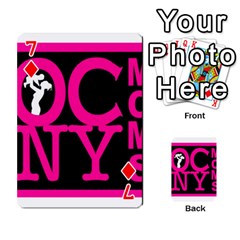 OCNYMOMS LOGO Playing Cards 54 Designs  from ArtsNow.com Front - Diamond7