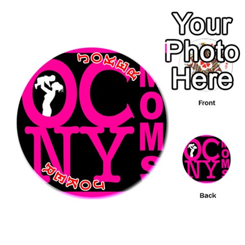 OCNYMOMS LOGO Playing Cards 54 (Round)  from ArtsNow.com Front - Joker2