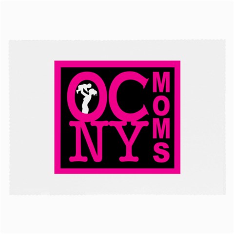 OCNYMOMS LOGO Large Glasses Cloth from ArtsNow.com Front