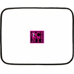 OCNYMOMS LOGO Double Sided Fleece Blanket (Mini) 