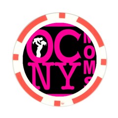 OCNYMOMS LOGO Poker Chip Card Guards (10 pack)  from ArtsNow.com Back