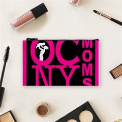 OCNYMOMS LOGO Cosmetic Bag (Small)  from ArtsNow.com Front