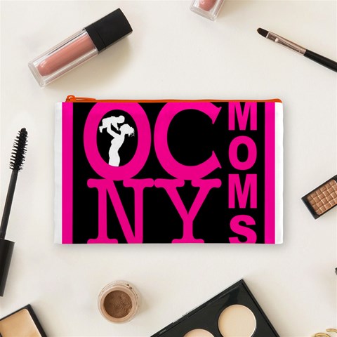 OCNYMOMS LOGO Cosmetic Bag (Medium)  from ArtsNow.com Front