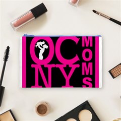 OCNYMOMS LOGO Cosmetic Bag (Medium)  from ArtsNow.com Front