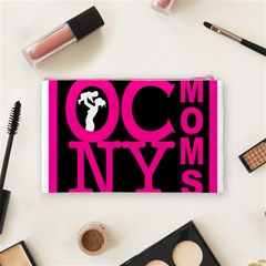 OCNYMOMS LOGO Cosmetic Bag (Medium)  from ArtsNow.com Back