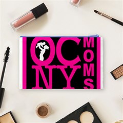 OCNYMOMS LOGO Cosmetic Bag (Medium)  from ArtsNow.com Back