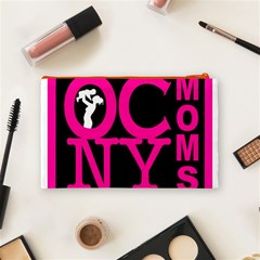 OCNYMOMS LOGO Cosmetic Bag (Medium)  from ArtsNow.com Back
