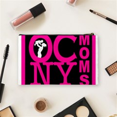 OCNYMOMS LOGO Cosmetic Bag (Medium)  from ArtsNow.com Back