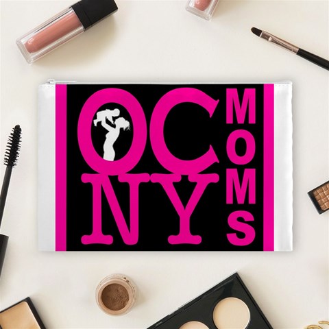 OCNYMOMS LOGO Cosmetic Bag (Large)  from ArtsNow.com Front