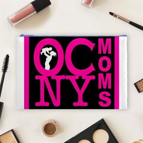 OCNYMOMS LOGO Cosmetic Bag (Large)  from ArtsNow.com Front
