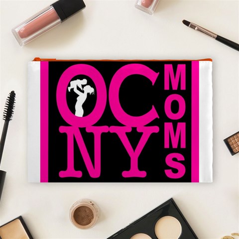 OCNYMOMS LOGO Cosmetic Bag (Large)  from ArtsNow.com Front